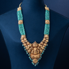 Emerald Beads Strings with Lakshmi Nakshi Pendant