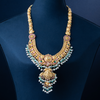 Antique Nakshi Kundan Necklace with Lakshmi Pendant