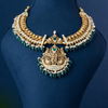 Radha-Krishna Emerald Drop Choker