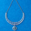 Frosted Petal Diamond Necklace