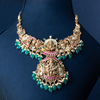 Lakshmi Ganesh Nakshi Kundan Necklace